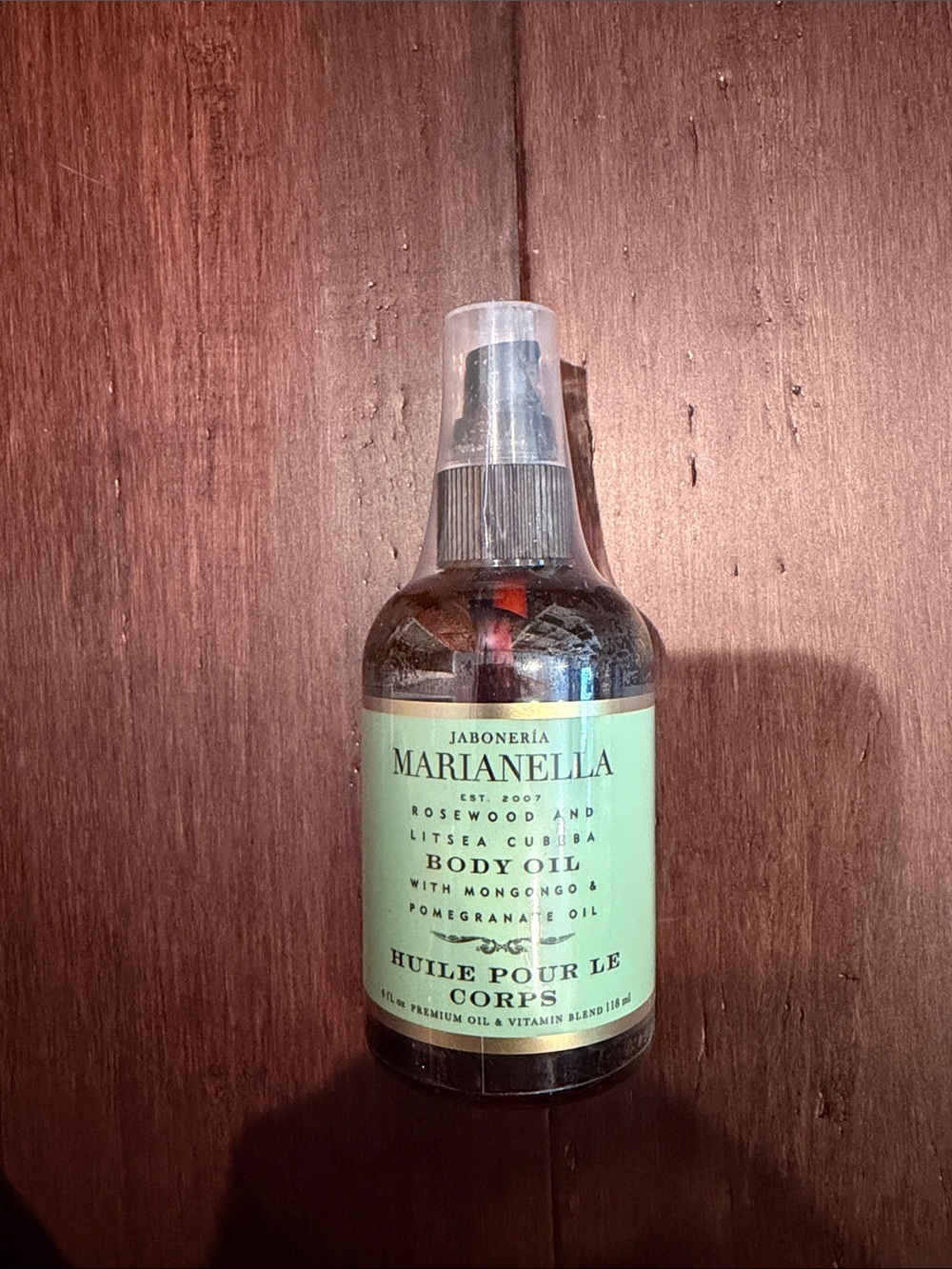 Rosewood & Litsea Cubeba Body Oil - Green